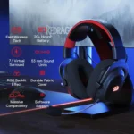 Redragon H510 PRO Zeus-X RGB Wireless Gaming Headset - Image 5