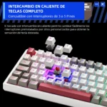 THUNDEROBOT K98 98% RGB Hot-Swappable Mechanical Keyboard - Image 4