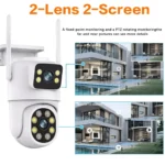 4K 8MP Tuya Dual-Lens AI PTZ Security Camera - Image 2