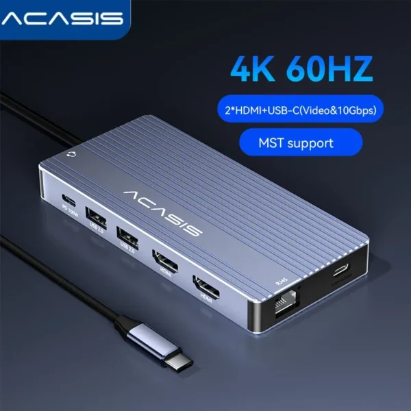 Acasis 14-in-1 USB-C Docking Station with 100W PD