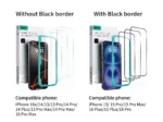 ESR Anti-Peek Tempered Glass Screen Protector - Image 2