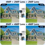 4K 8MP Tuya Dual-Lens AI PTZ Security Camera - Image 3