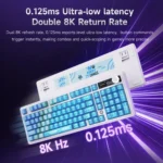 AJAZZ AK980V2 Pro 10000mAh Battery Dual 8K Polling Rate Tri-Mode Wired/Bluetooth/2.4G Gaming Keyboard with Color Screen - Image 3