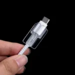 5/10/15 Pcs Phone Charger Cable Protector Clear TPU Charger Cable Winder Anti-Breaking Wire Protective Sleeve - Image 3