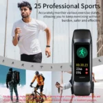LIGE 1.1" AMOLED Waterproof Sports Smartwatch - Image 6