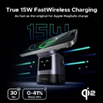 UGREEN UNO Qi2 15W Magnetic Wireless Charging Stand - Image 2