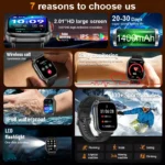 LIGE Military Smartwatch with 1400mAh Battery - Image 2