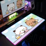 RGB Bubu Dudu Anime 90×40cm Gaming Mouse Pad - Image 2