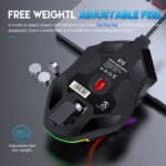 12800DPI RGB Gaming Mouse with 12 Programmable Keys - Image 3