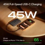 Baseus 10000mAh Qi2.2 25W Magnetic Power Bank - Image 4