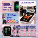 2026 Fashion Women’s 1.85" AMOLED Smartwatch - Image 2