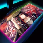Naruto Itachi Uchiha 90×40cm RGB LED Gaming Mouse Pad - Image 5