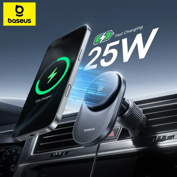 Baseus Qi2.2 25W Magnetic Car Charger