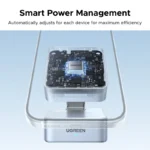 UGREEN Qi2.2 25W 2-in-1 Magnetic Charger - Image 4