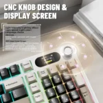 ATTACK SHARK X98 Pro Wireless Mechanical Keyboard with Screen & Knob - Image 3