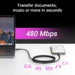 AUFU 240W Magnetic USB-C Fast Charging Cable - Image 6