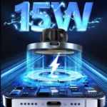 15W Magnetic Wireless Car Phone Charger - Image 3