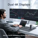 Baseus 12-in-1 USB-C Hub with Dual Display & 100W PD - Image 2