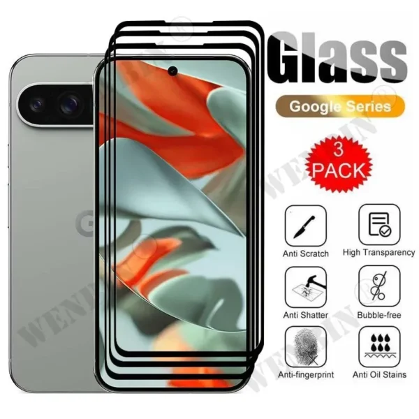 3PCS Tempered Glass Screen Protector for Google Pixel