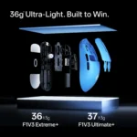 ATK Blazing Sky F1 V3 Wireless Gaming Mouse PAW3955 Master Dual-Mode 8K 37g Lightweight Non-porous FPS Mice - Image 6