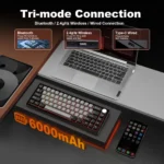 YUNZII AL68 Wireless QMK/VIA Aluminum Mechanical Keyboard - Image 4