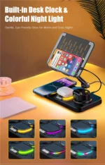 Metal Foldable 15W Wireless Charging Stand - Image 9