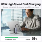 UGREEN 65W GaN USB-C Fast Charger - Image 3