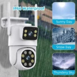 4K 8MP Tuya Dual-Lens AI PTZ Security Camera - Image 4