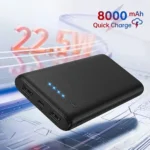 8000mAh 22.5W PD Fast Charging Power Bank