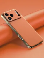 Luxury Leather iPhone Full Lens Protection Case