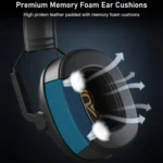 Wired Gaming Headset with Microphone & Noise Cancellation - Image 4