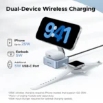 UGREEN Qi2.2 25W 2-in-1 Magnetic Charger - Image 3