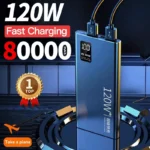 80000mAh 120W Super Fast Charging Power Bank
