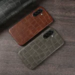 Samsung Galaxy MagSafe Crocodile Leather Case - Image 6