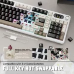 ATTACK SHARK X98 Pro Wireless Mechanical Keyboard with Screen & Knob - Image 4