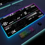 XXL RGB LED Gaming Mouse Pad with Non-Slip Rubber Mat - Image 2