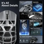 ATTACK SHARK R3 26K DPI Magnesium Alloy 8K Gaming Mouse - Image 6
