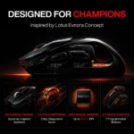 Angry Miao Infinity Gaming Wireless Mouse Metal Ultralight Hollow Hot-Swappable PAW3950 Dual 8K Wired Tri-Mode - Image 2