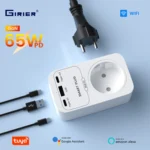 GIRIER Tuya 65W GaN Smart WiFi Plug Charger