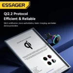 Essager 25W Magnetic Wireless Car Charger - Image 4
