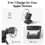 Baseus 3-in-1 25W Magnetic Wireless Charger - Image 3
