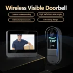 Wireless HD Video Doorbell with 4.3" Screen - Image 2